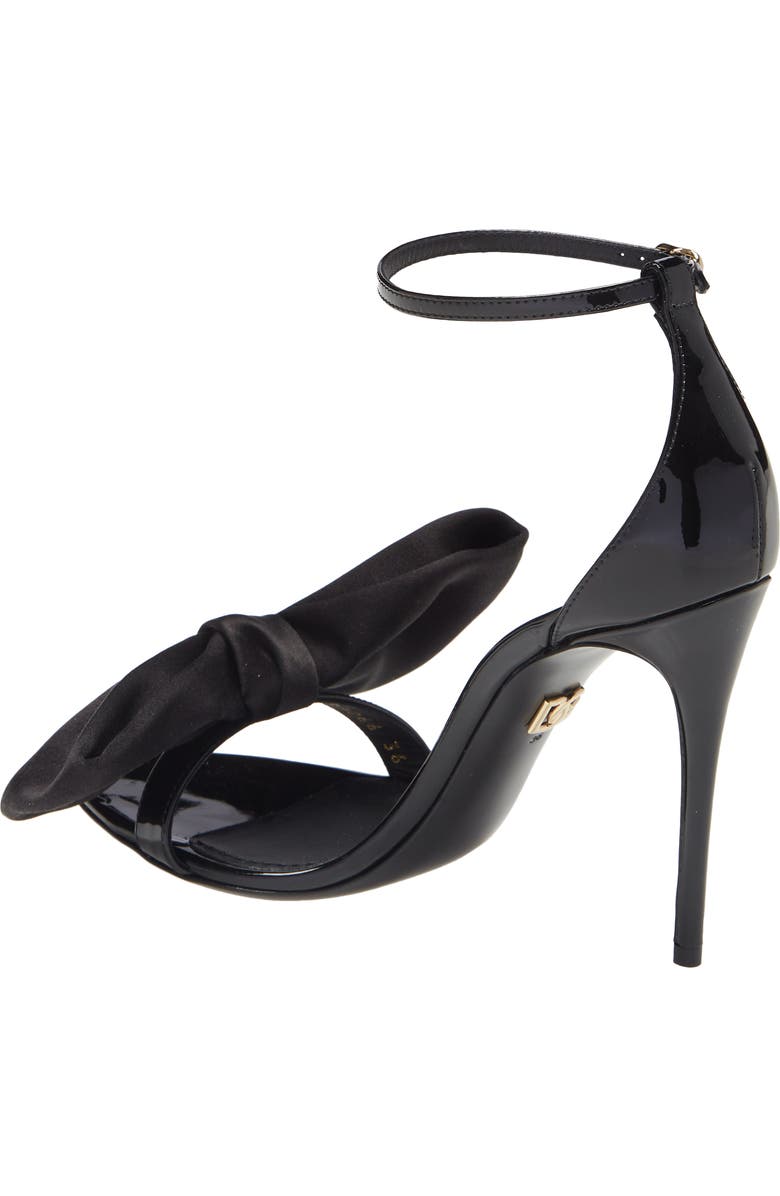 Dolce&Gabbana Keira Bow Stiletto Sandal, Alternate, color,