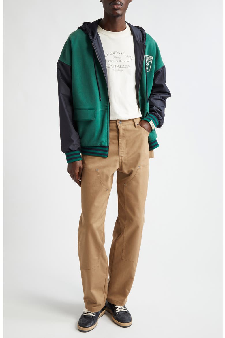 Gender Inclusive Reversible Full Zip Hoodie, Alternate, color, HUNTER GREEN/ SKY CAPTAIN