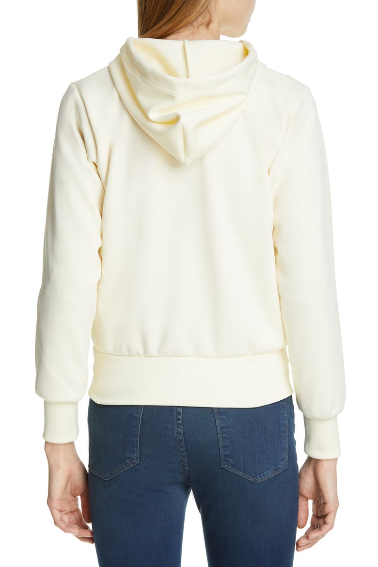 Zip Hoodie, Alternate, color, IVORY