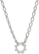 Anzie Dew Drop Marine Pavé Story Catcher Necklace