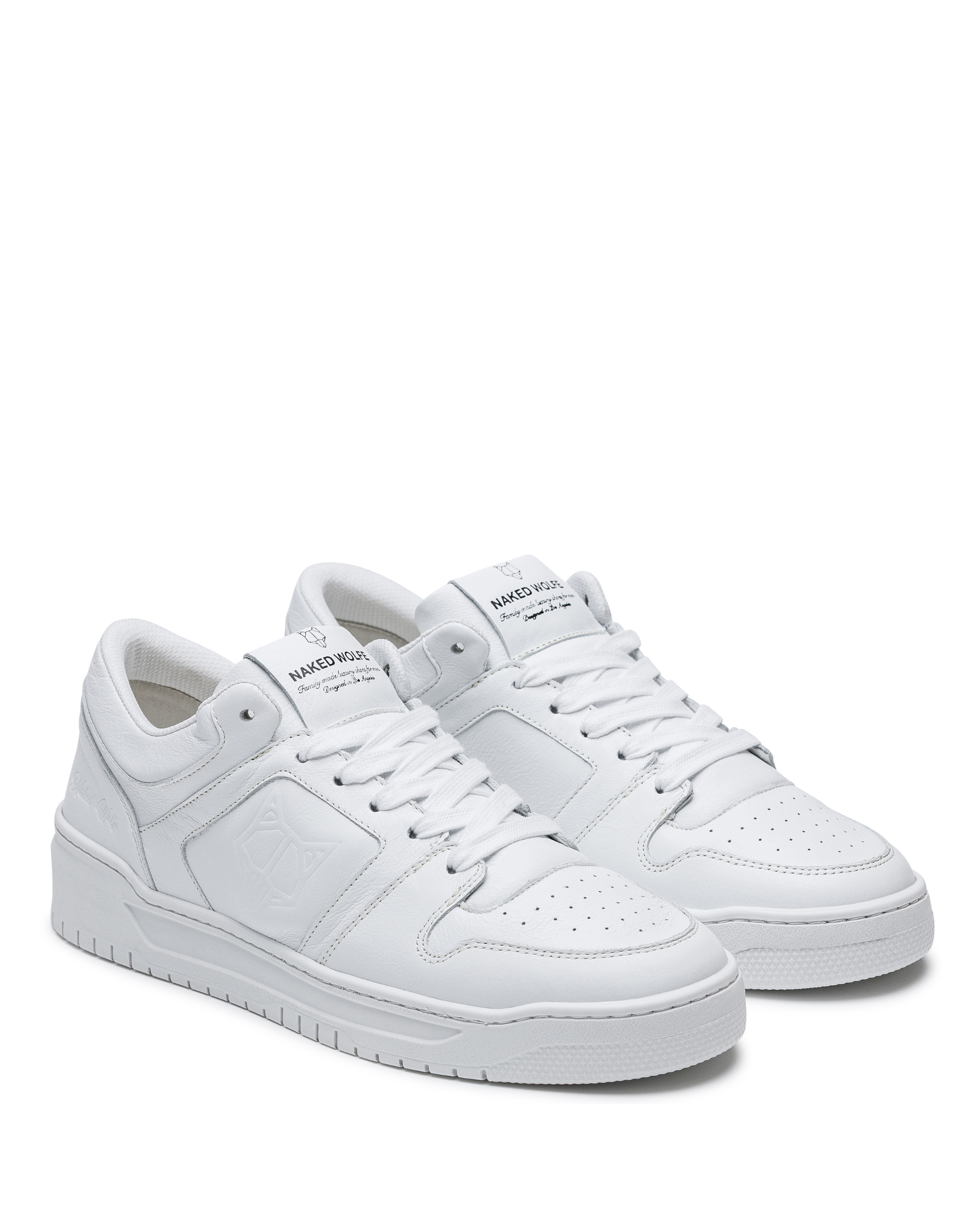 Naked Wolfe CM-01 Leather Sneaker, Main, color, White