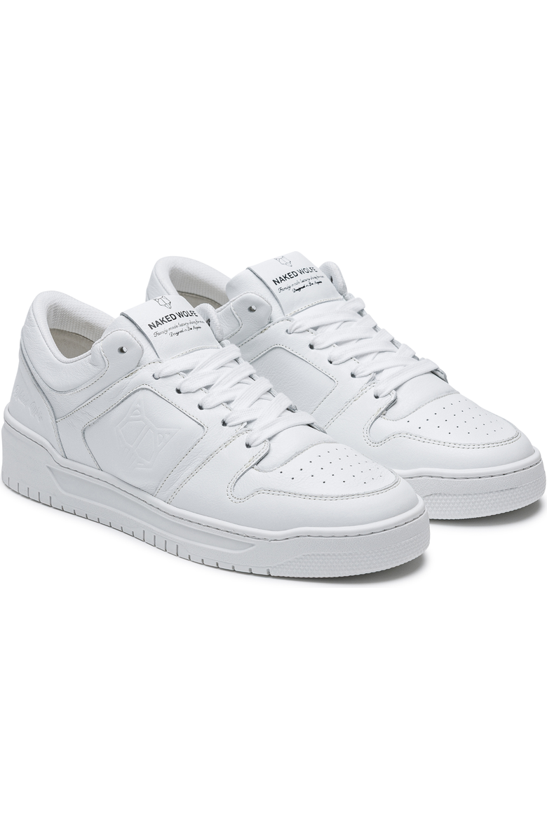 Naked Wolfe CM-01 Leather Sneaker, Main, color, White