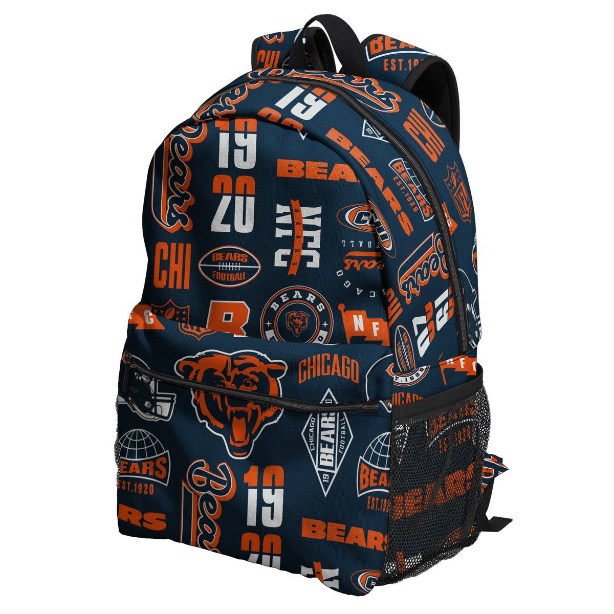 Chicago Bears Backpack and Lunchbox Set, Alternate, color, Navy