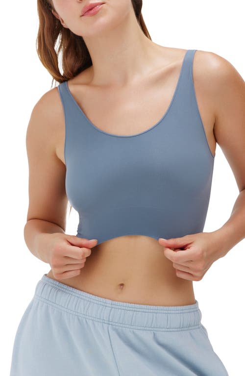 Noody Seamless body smooth scoop neck top in Grey Jeans  product