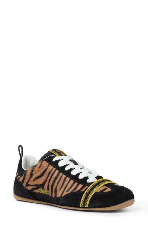 Wrap Genuine Calf Hair Sneaker