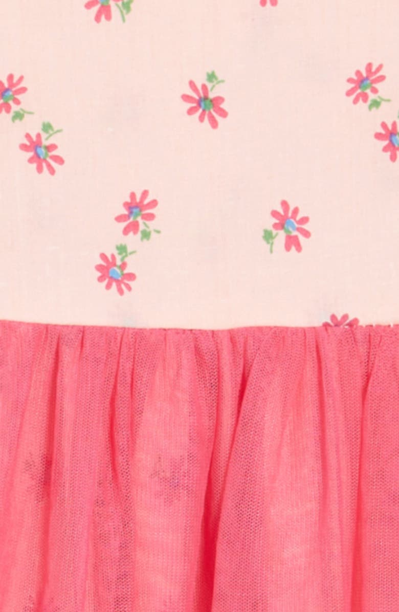 Tucker + Tate Kids' Floral & Mesh Dress, Alternate, color, 