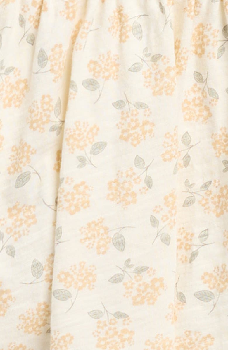 Rylee + Cru Drea Ditsy Floral Print Dress & Bloomers Set, Alternate, color, Ivory