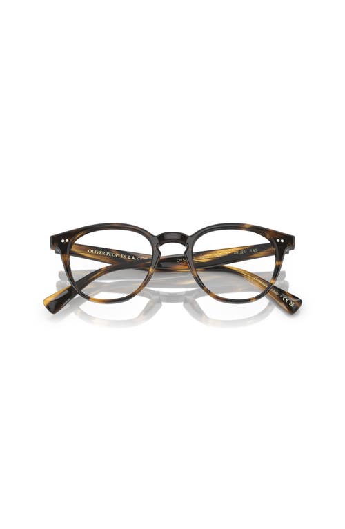 Oliver Peoples 48mm Phantos Optical Glasses In Brown