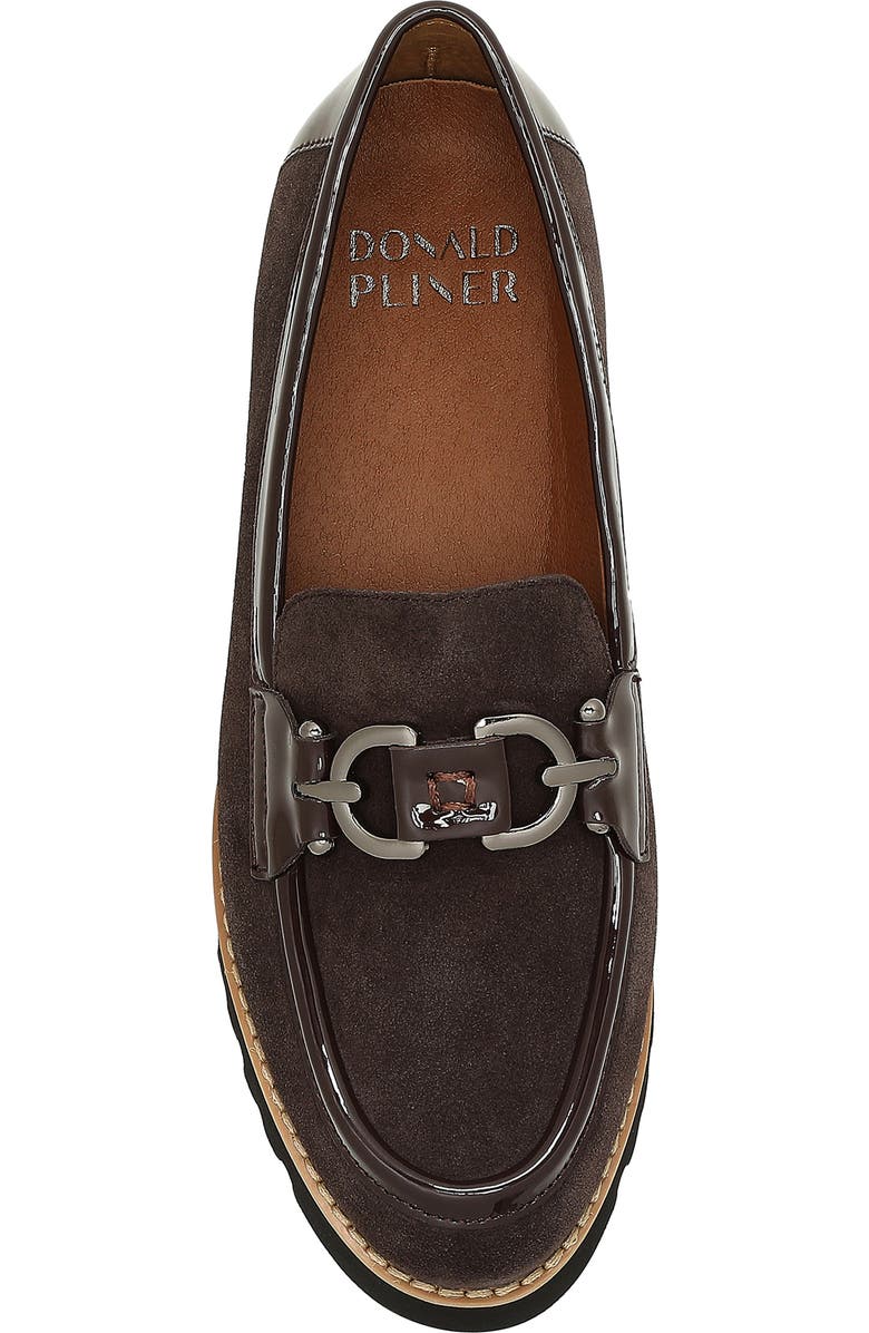 Donald Pliner Clio Slip-on Chunky Loafer, Alternate, color, Dark Brown