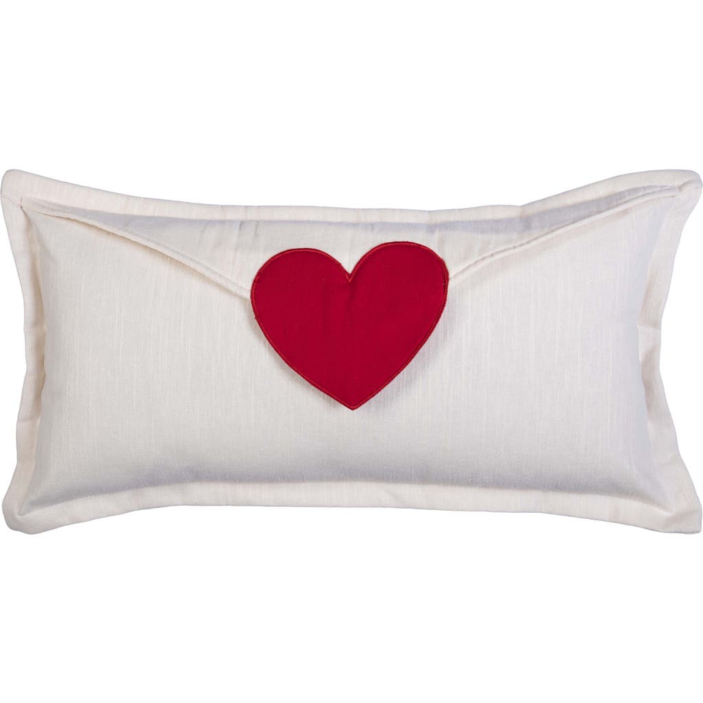 C & F Home C&f Home Love Letter St. Valentines Shaped Throw Pillow, 12" X 24" In Multi