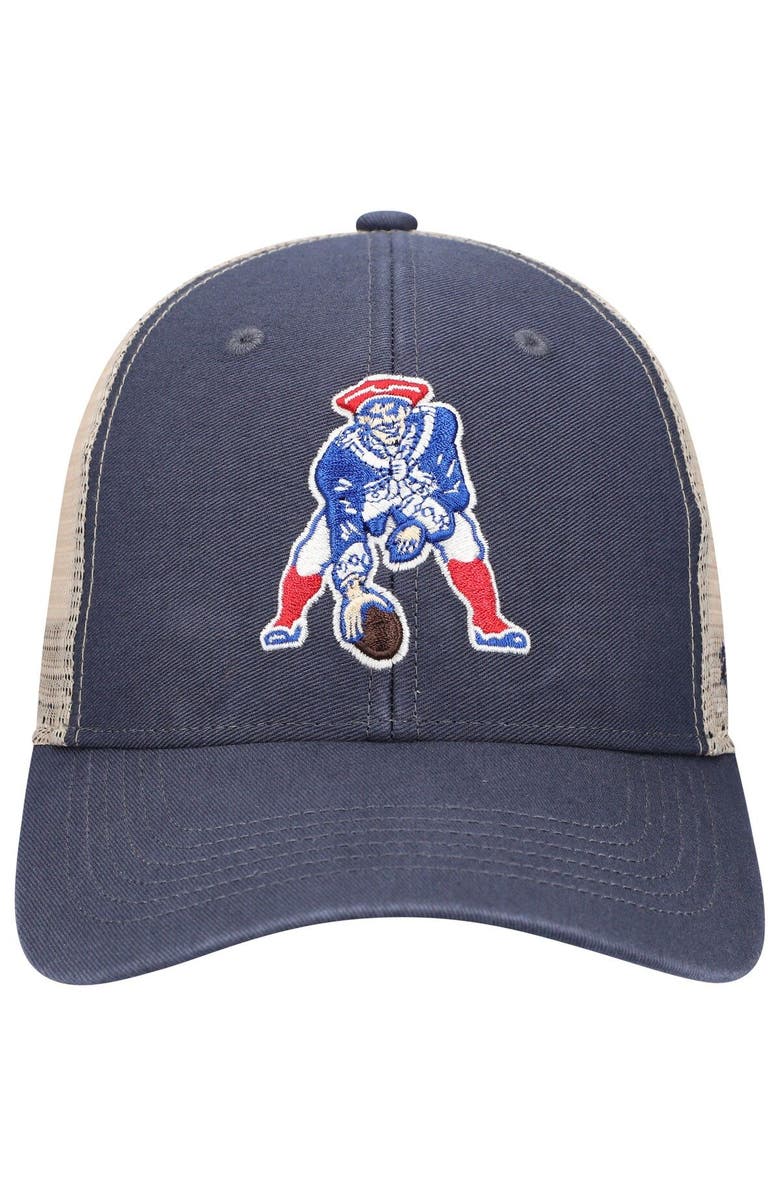 '47 Men's '47 Navy/Natural New England Patriots Flagship MVP Snapback Hat, Alternate, color,
