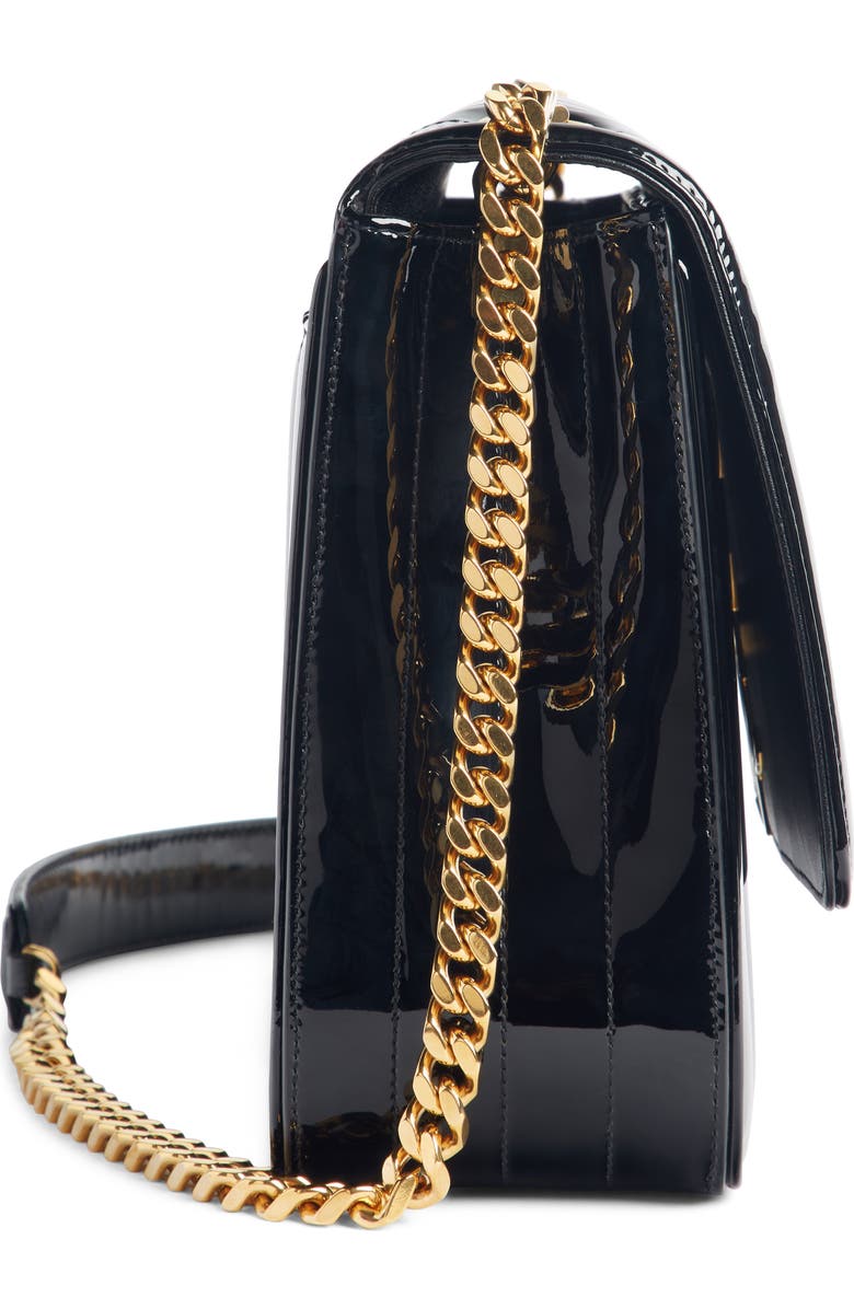 Saint Laurent Large Vicky Patent Leather Crossbody Bag, Alternate, color,