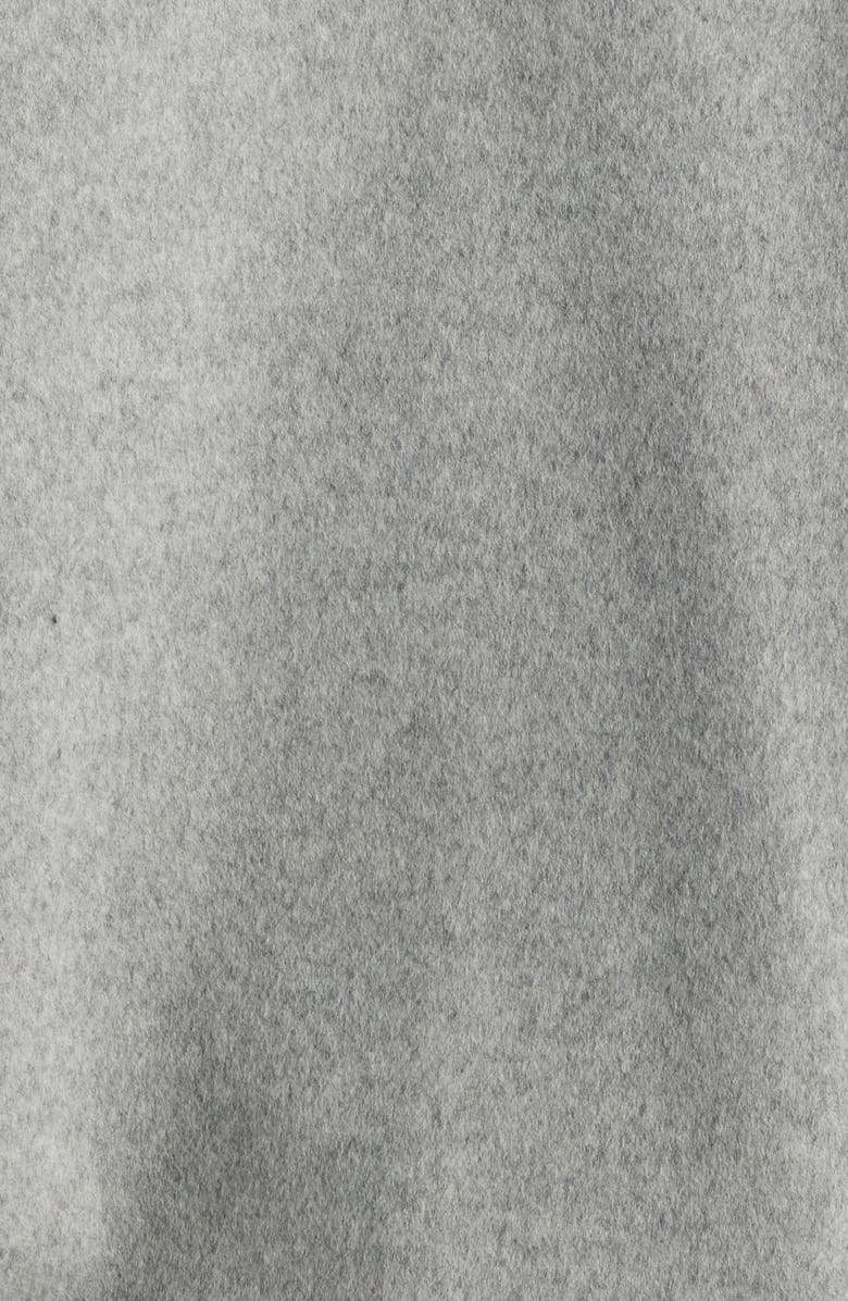 BOSS Charly Wool & Cashmere Melton Button-Up Jacket, Alternate, color, Silver