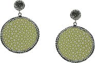 OLIVIA WELLES Olwen Crystal Drop Earrings