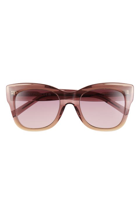 City 53mm Geometric Sunglasses