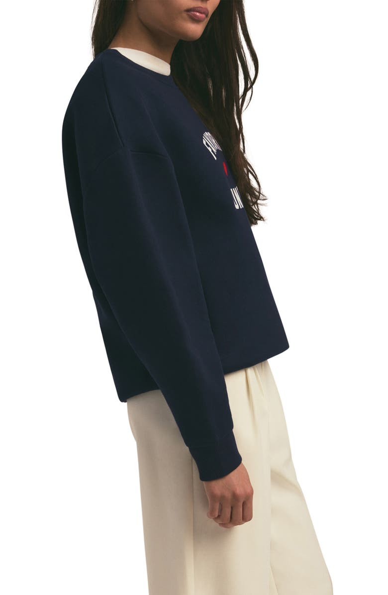 Favorite Daughter The Favorite Aunt Graphic Sweatshirt, Alternate, color, Navy