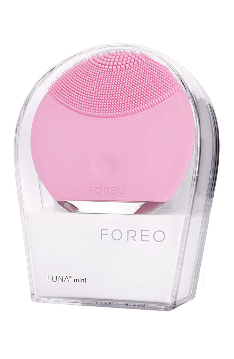 FOREO LUNA Mini USB Facial Brush - Petal Pink, Alternate, color, 