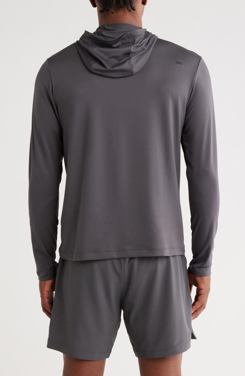 Rhone Base Train Lightweight Hoodie, Alternate, color, Asphalt