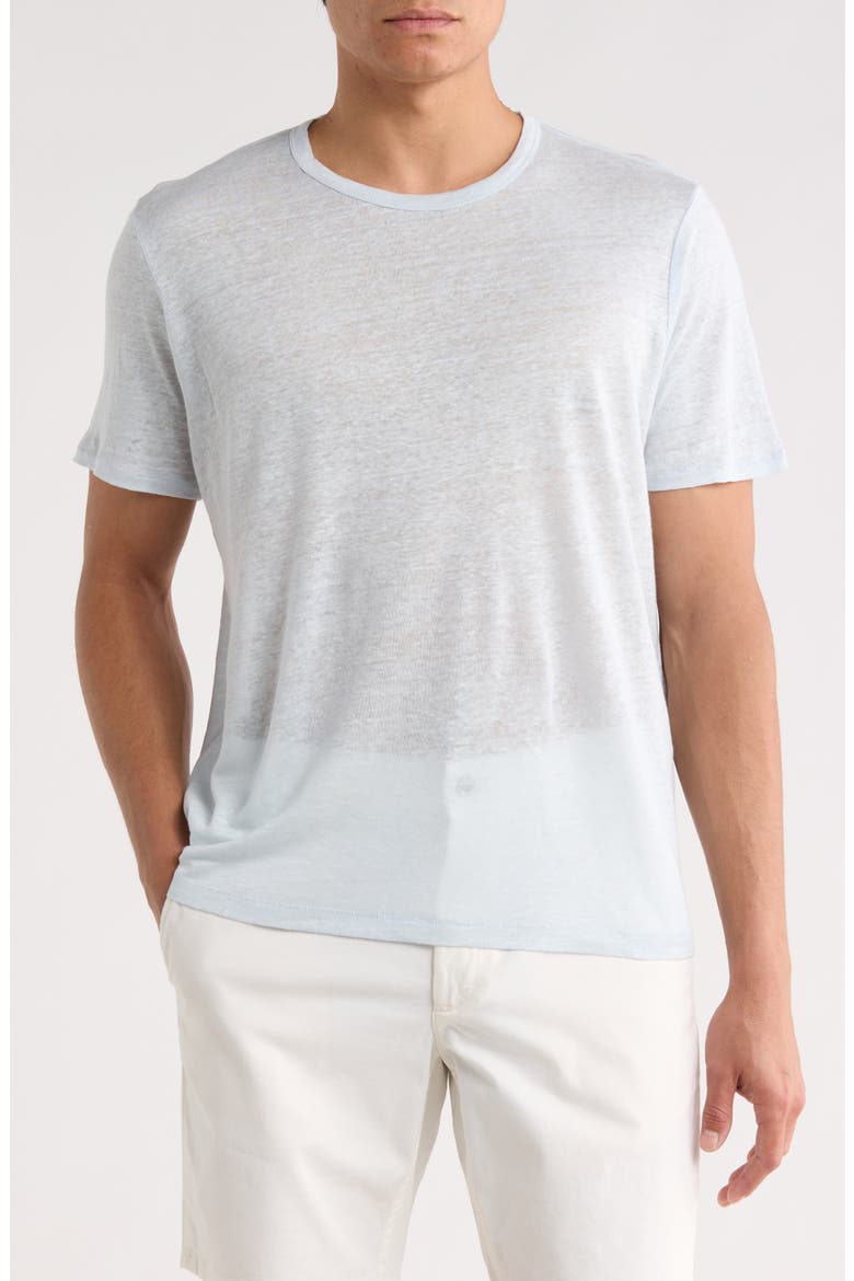 Linen T-Shirt, Main, color, ARCTIC