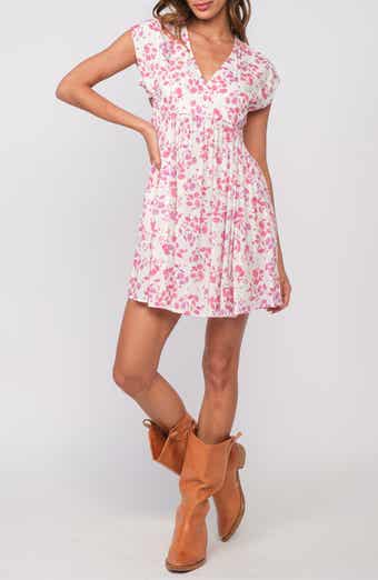 Clip Dot Cutout Minidress