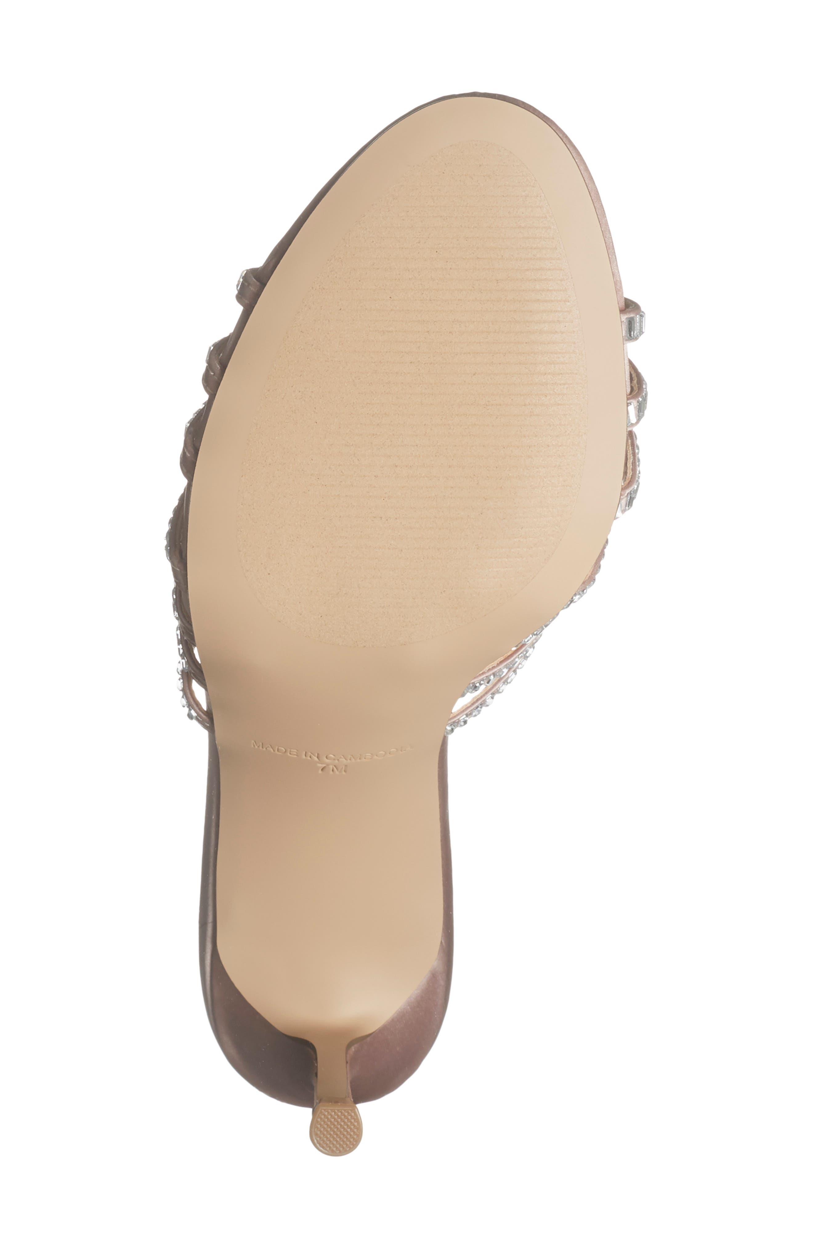 Melanyy Crystal Embellished Slide Sandal, Alternate, color, BLUSH