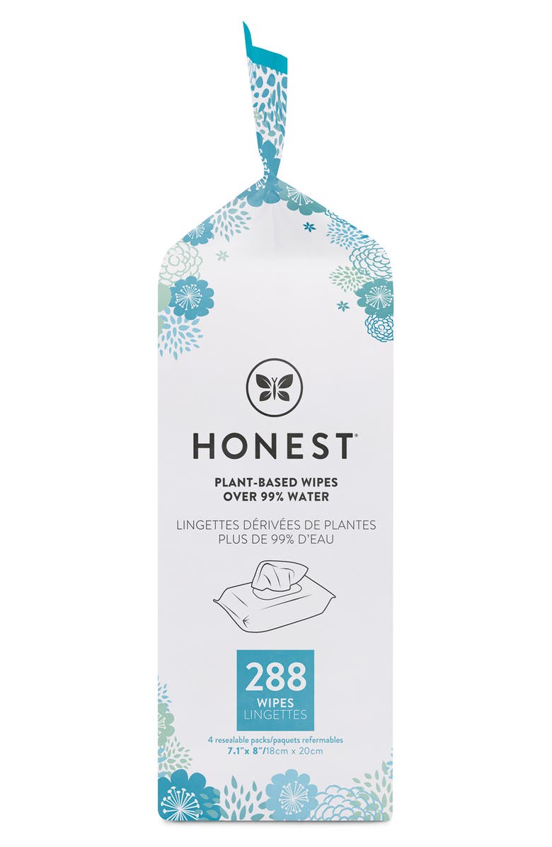 The Honest Company Cloth 4-Pack Baby Wipes, Alternate, color,