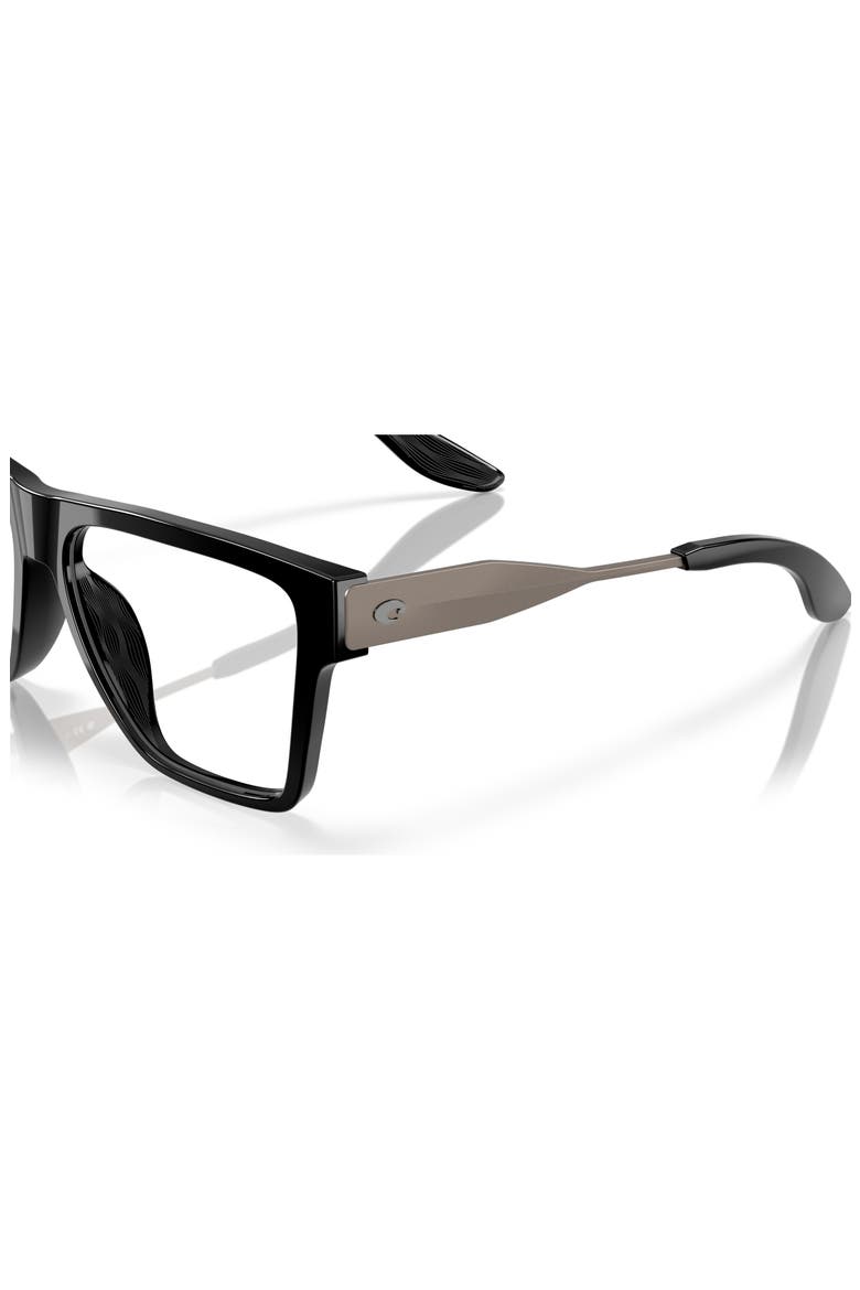 57mm Square optical glasses, Alternate, color, Black