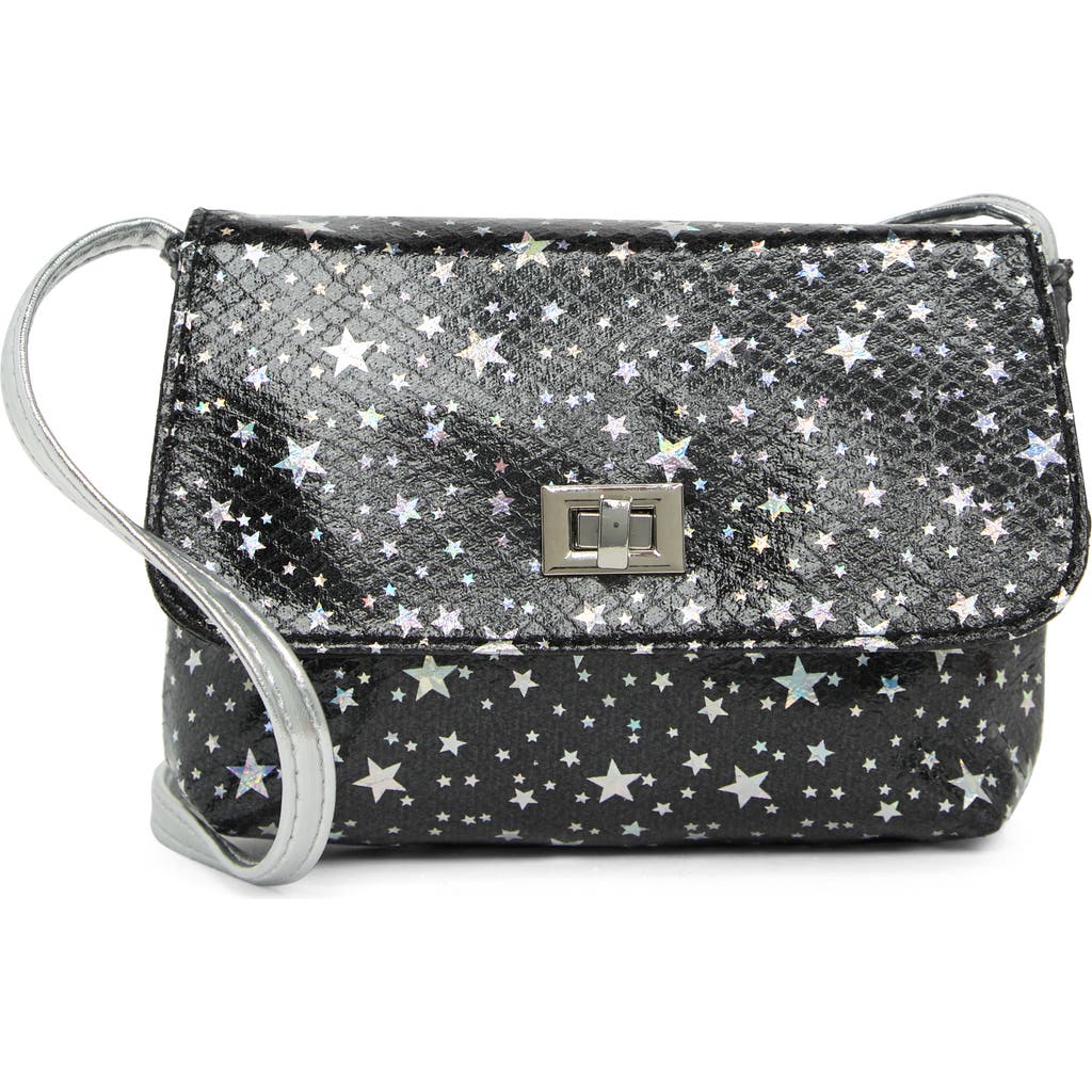 Capelli New York Kids' Star Crossbody Bag In Black