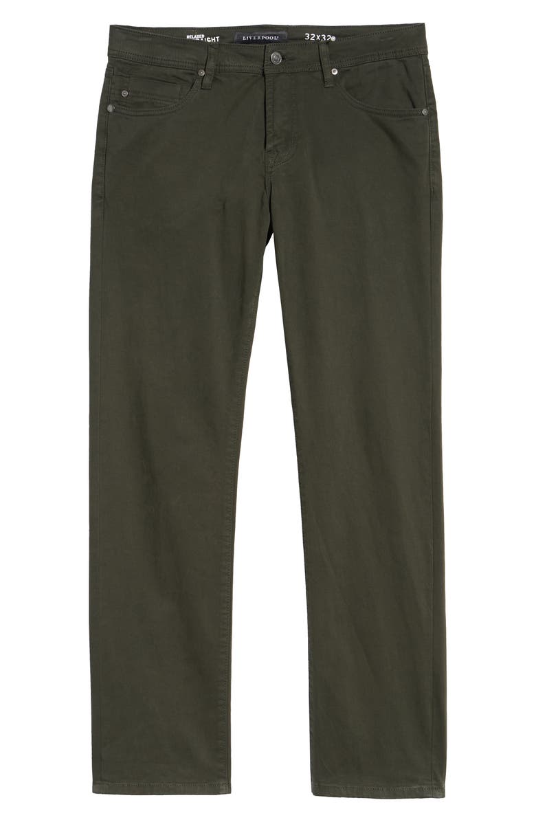 Liverpool Los Angeles Regent Relaxed Straight Leg Twill Pants, Alternate, color, 