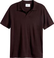 NN07 Ryan 6311 Cotton & Linen Johnny Collar Polo