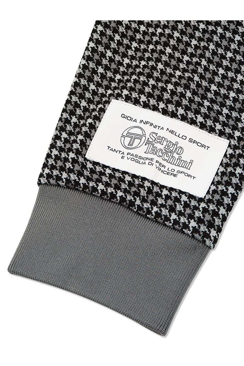 Dallas Houndstooth Track Jacket, Alternate, color, BLACK BEAUTY