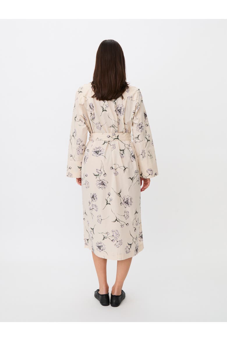 Manorellea Floral Belted Shirt Dress, Alternate, color, Lavender
