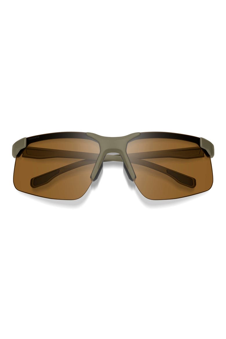 Cipher 74mm Sunglasses, Main, color, MATTE OLIVE OIL / BROWN