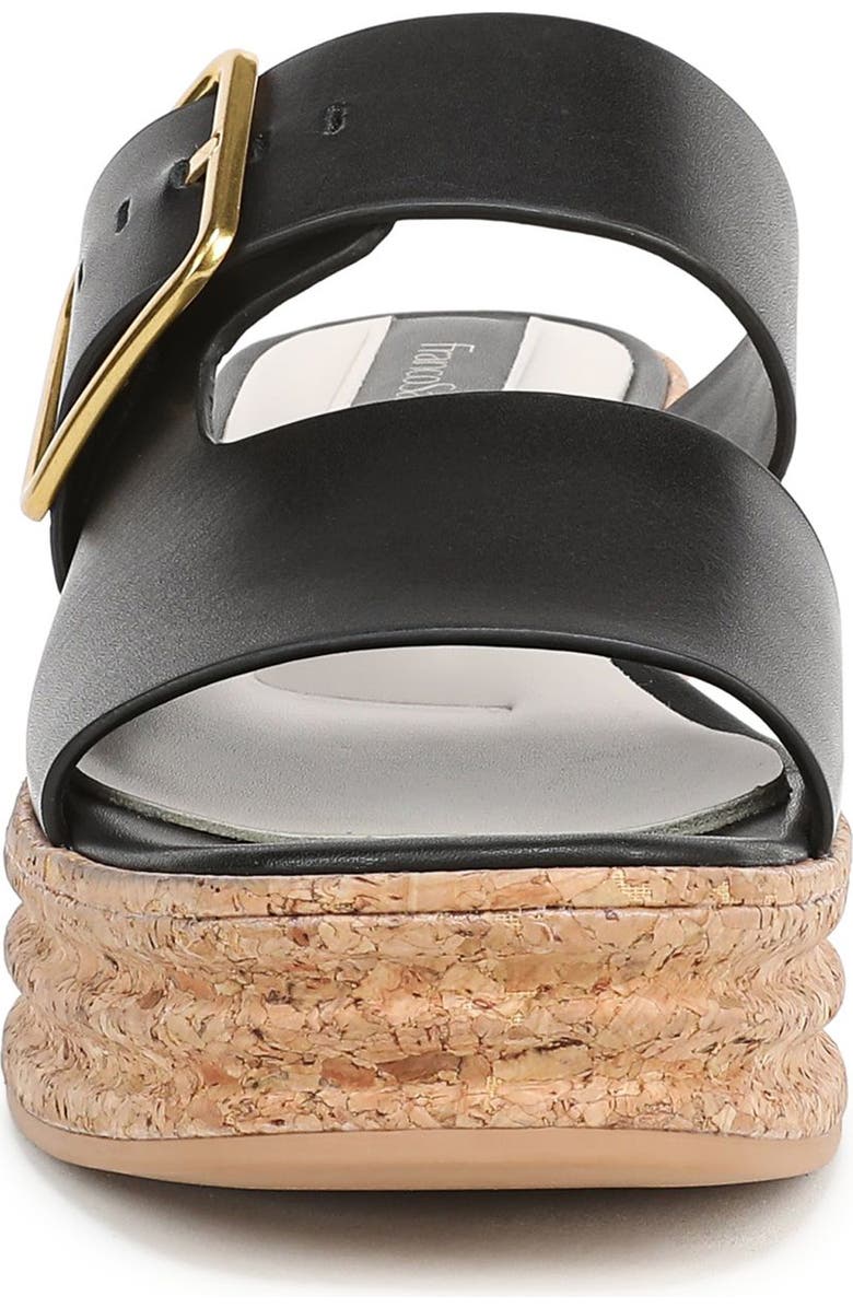 Franco Sarto Taziana Platform Wedge Sandal, Alternate, color, Black