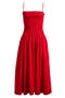 Smocked Cotton Poplin Maxi Dress