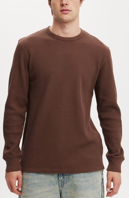 COTTON ON CHUNKY WAFFLE LONG SLEEVE TSHIRT