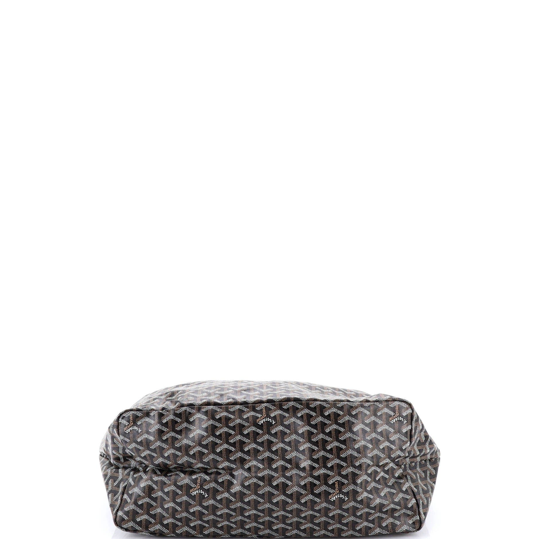 Pre-Owned Goyard Saint Louis Tote Coated Canvas GM, Alternate, color, Black