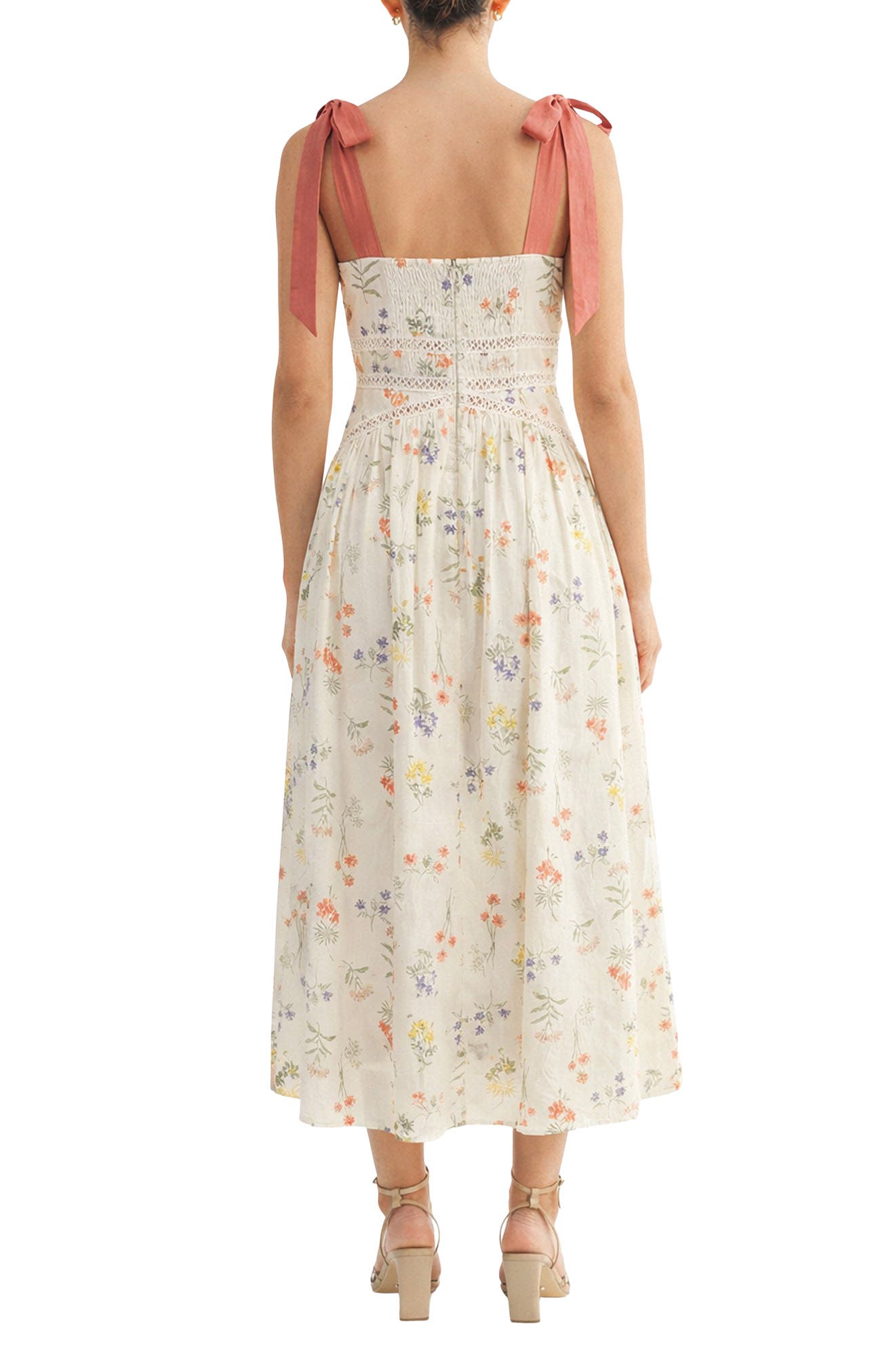 Selah Tie Strap Midi Dress - image 2