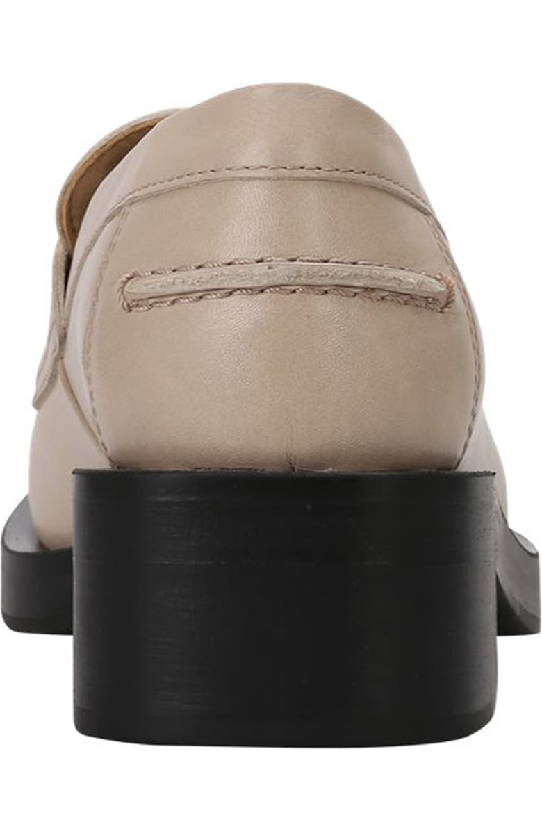 BOSS Iryna Leather Penny Loafer, Alternate, color, Beige