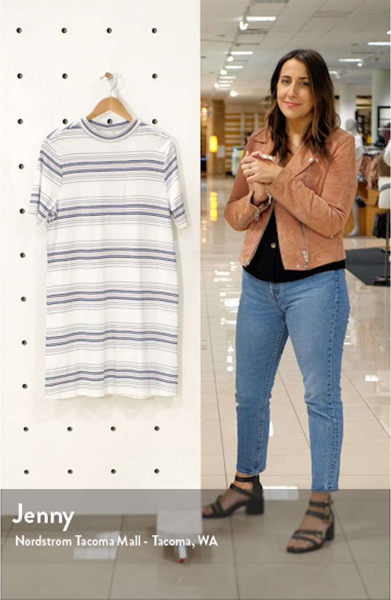 Bea Mock Neck T-Shirt Dress, sales video thumbnail