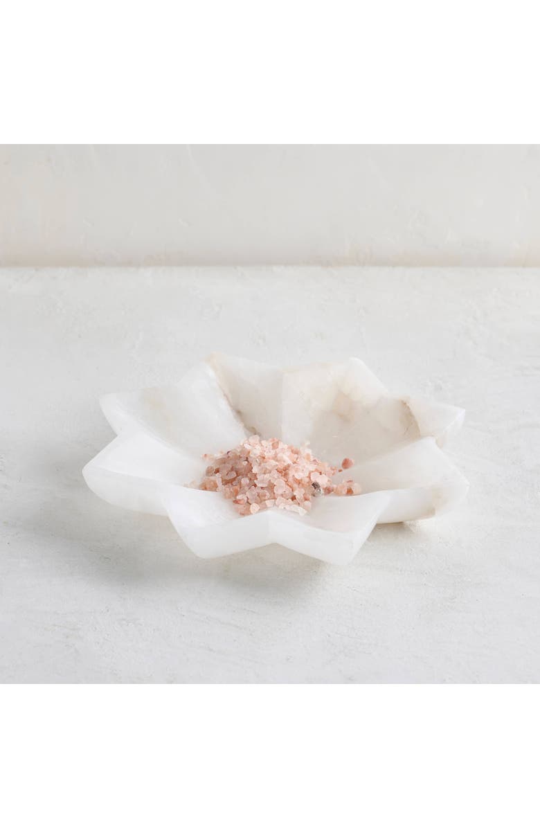 The Collective Tara Alabaster Bowl Low, Main, color, Natural
