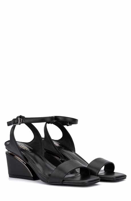 TORGEIS Candida Ankle Strap Block Heel Sandal