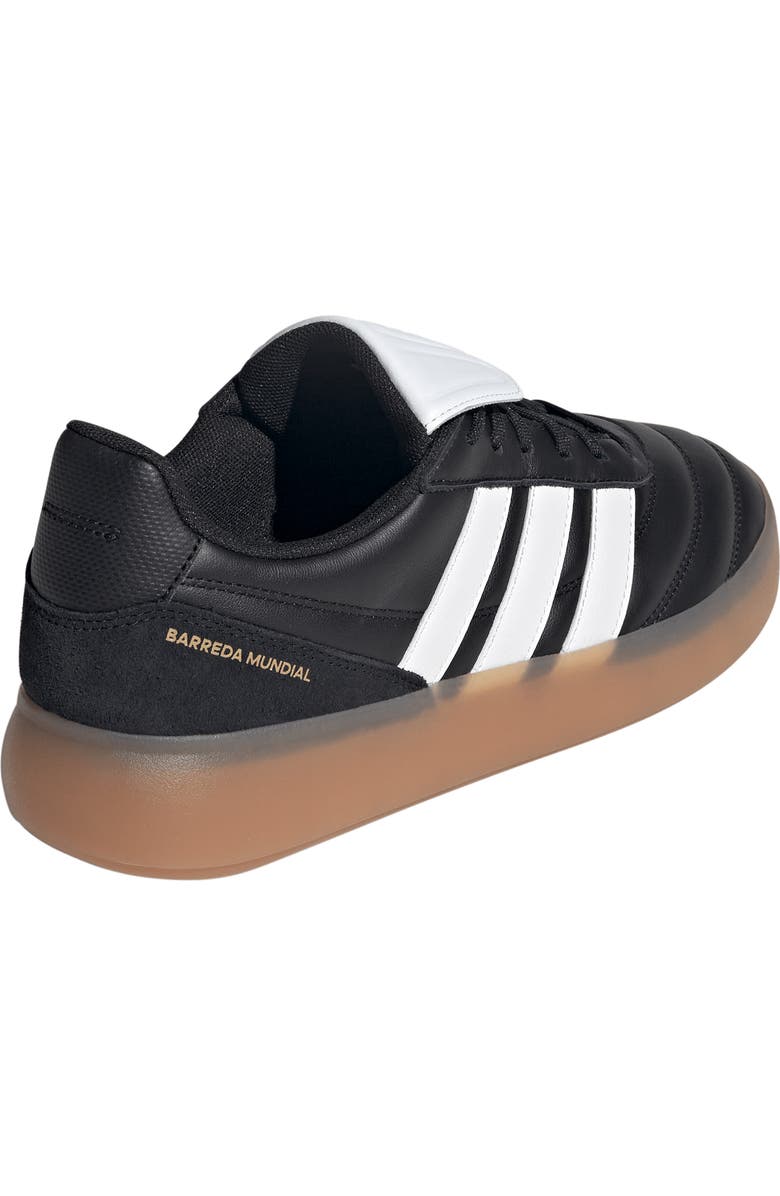 adidas Barreda Mundial Sneaker, Alternate, color, Core Black/ Core White/ Gum10