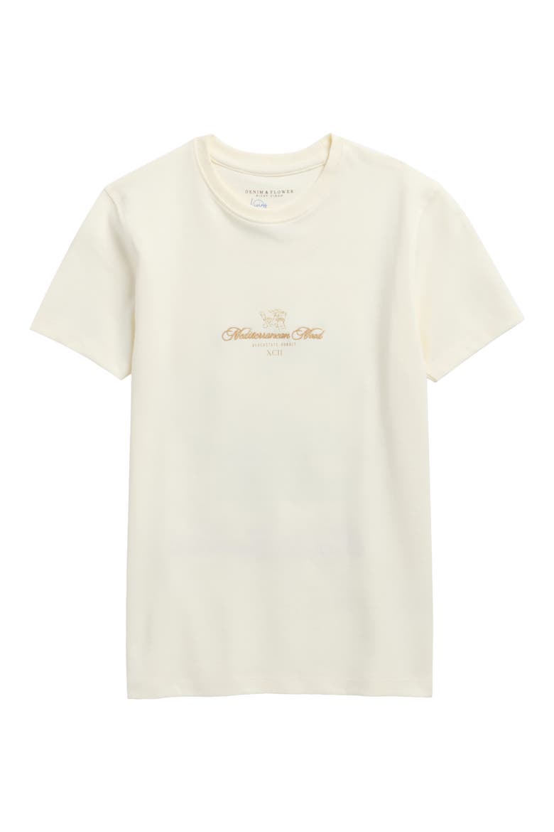 Mediterranean Landscape Graphic Tee, Main, color, CREAM