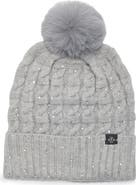 Nanette Lepore Chunky Knit Pom Beanie