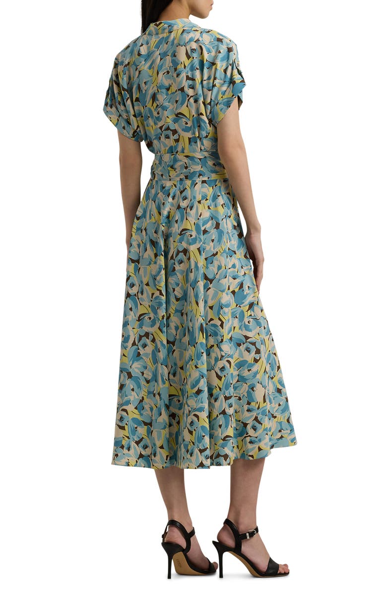 Lauren Ralph Lauren Floral Print Wrap Dress, Alternate, color,