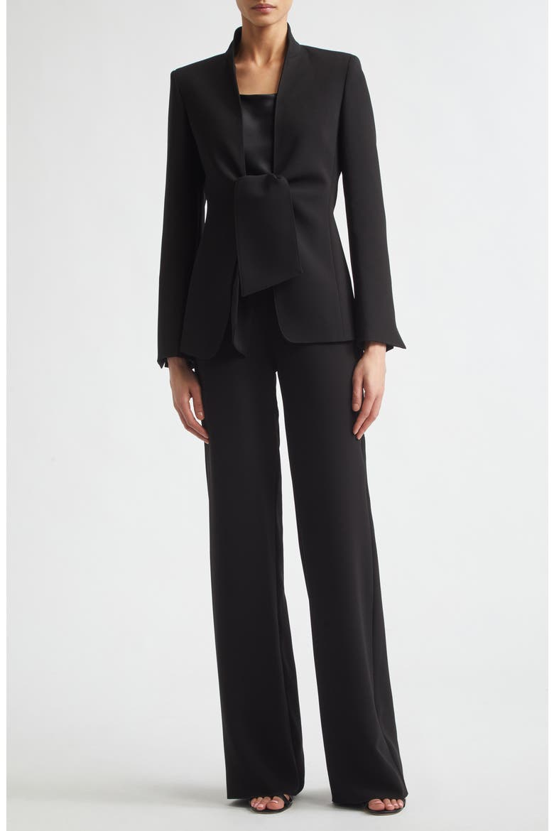 Palo Tie Front Cady Blazer, Alternate, color, BLACK