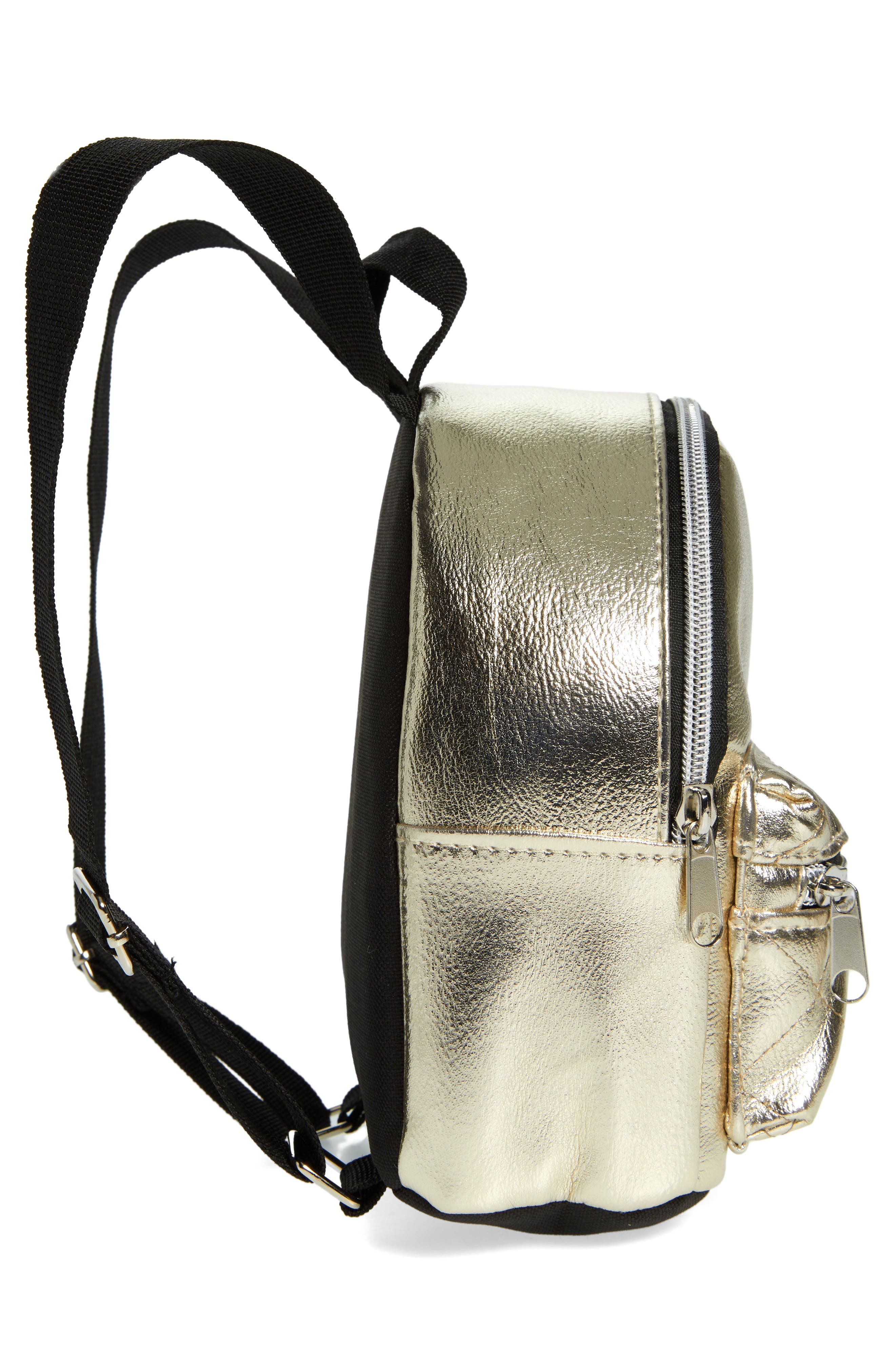 Capelli New York Kids' Metallic Mini Backpack, Alternate, color, 