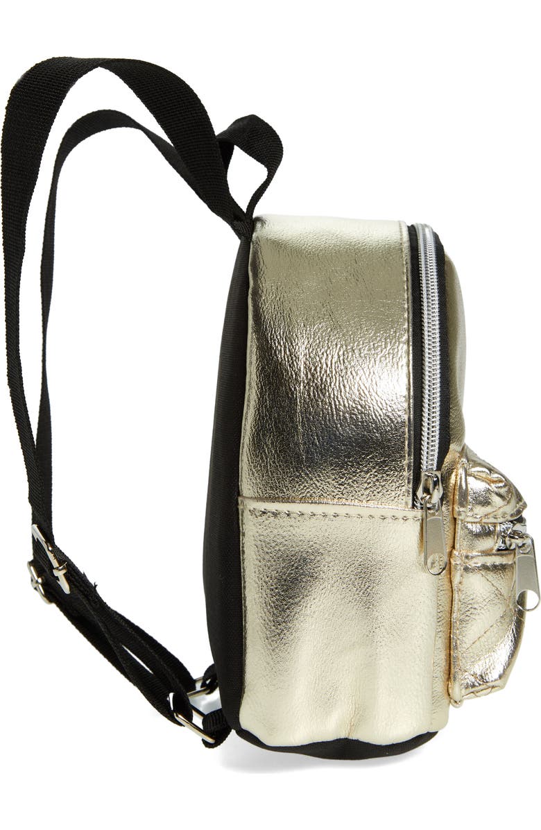 Capelli New York Kids' Metallic Mini Backpack, Alternate, color,
