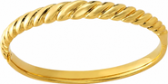Alais Branche Jovi Ribbed Hinged Bracelet